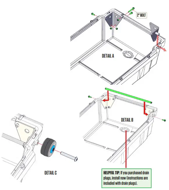 DECKED MH1 Colorado Crew or D Max Crew Bed Storage Drawer System - Fig4