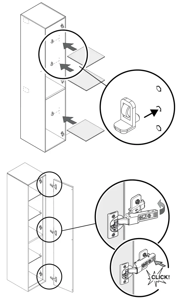 SENSEA NEOLINE 35 Bathroom Cabinet - Montage 3