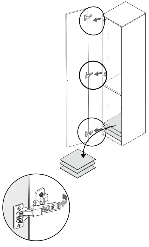 SENSEA NEOLINE 35 Bathroom Cabinet - Preparation 1
