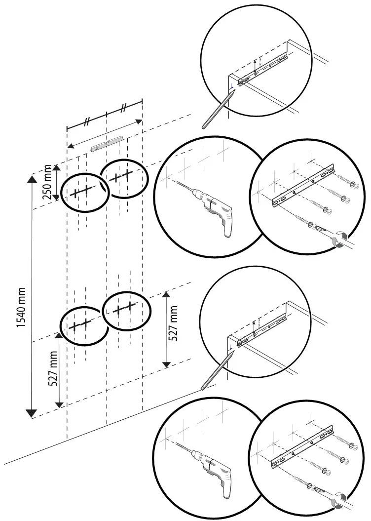 SENSEA NEOLINE 35 Bathroom Cabinet - Preparation 3