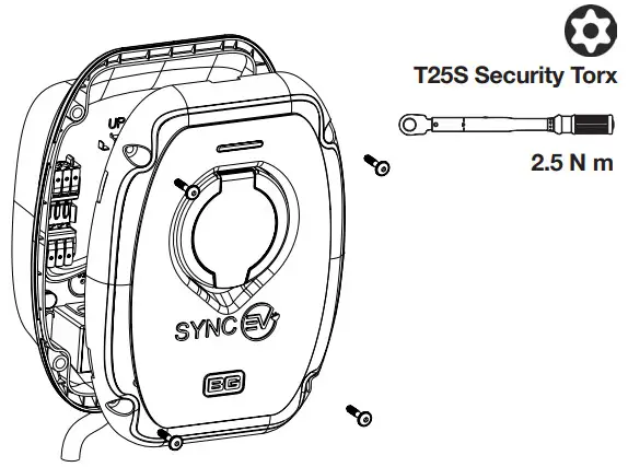 BG SYNCEV EVS7GGR-02 EV Charger Socketed 7.4kw Wall Charger - fig 9