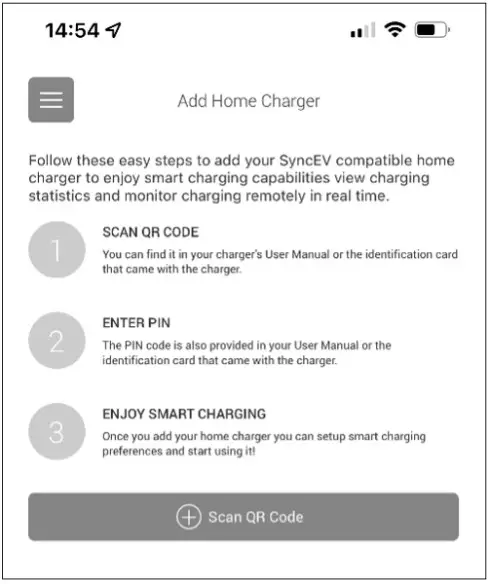 BG SYNCEV EVS7GGR-02 EV Charger Socketed 7.4kw Wall Charger - please register