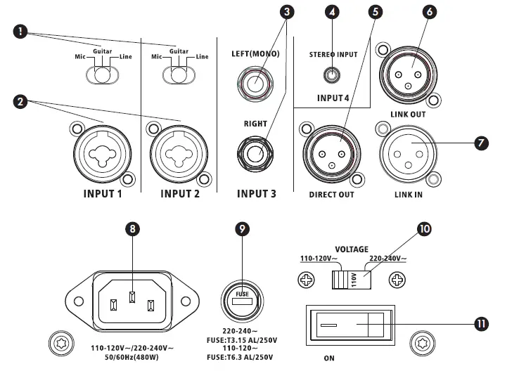 Harbinger-MLS1000-Compact-Portable-Line-Array-fig-6