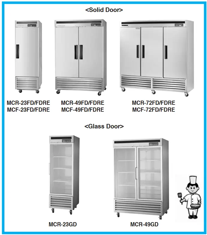 MAXX COLD MCR-23FD Single Door Commercial Reach in Refrigerator