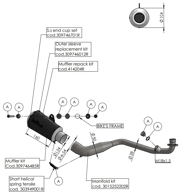 LeoVince 15252 Stainless Steel Exhaust - photo 6