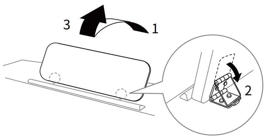 DONNER DDP 200 88 Keys Digital Piano - metal supports