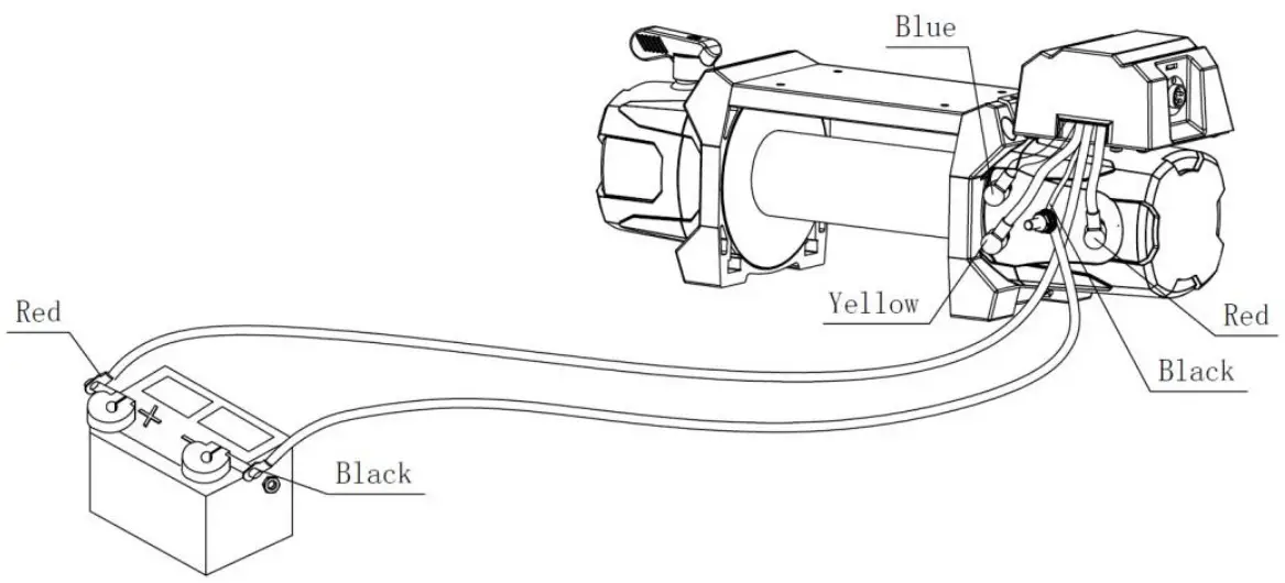 Uriah Products 12000lb Lbs 12V DC Electric Winch - precautions