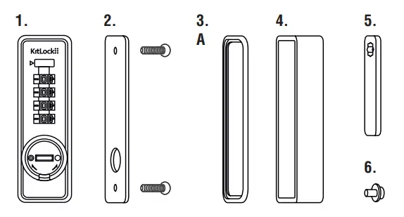 CODELOCKS KL15 Mechanical Combination Lock -