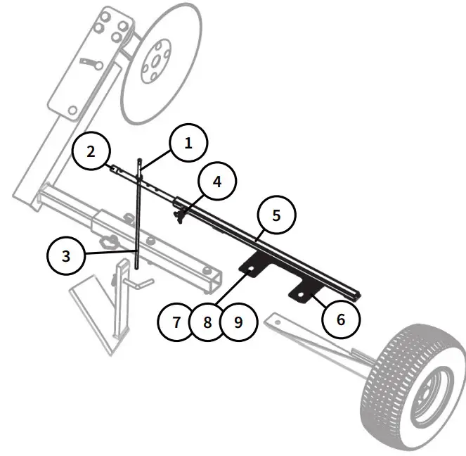 abi ATTACHMENTS ABI Force Z-23 Edger Attachment - parts 3