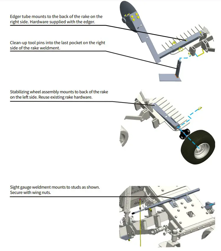 abi ATTACHMENTS ABI Force Z-23 Edger Attachment - parts 4