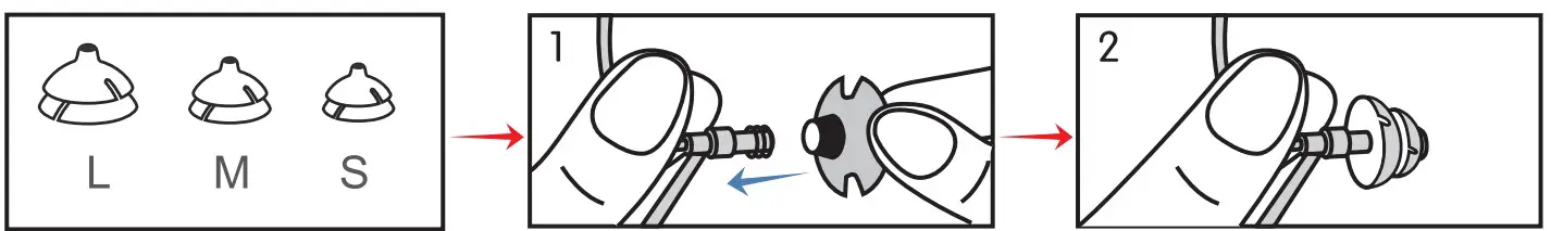 NuvoMed HBE-4 Digital Behind The Ear Hearing Aid - assembly 1