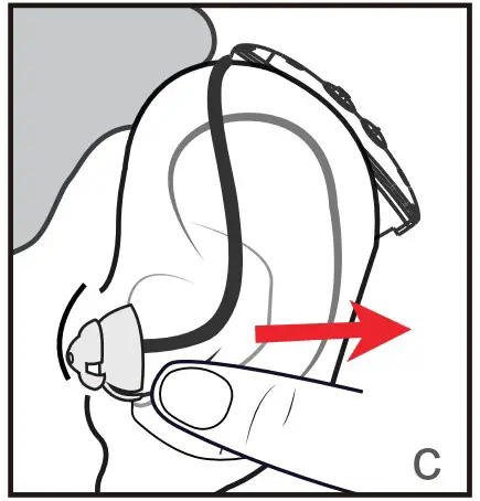 NuvoMed HBE-4 Digital Behind The Ear Hearing Aid - assembly 6