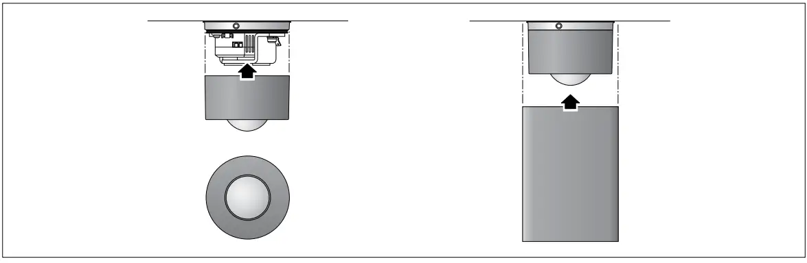 BEGA 50184.6 Indoor Ceiling Luminaire - Dimension