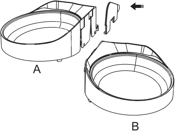 Eugad 4L Automatic Cat Food Dispenser - Assembly 3