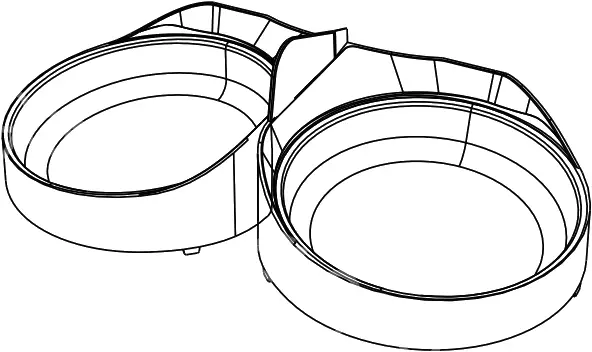 Eugad 4L Automatic Cat Food Dispenser - Assembly 5