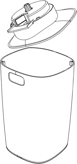 Eugad 4L Automatic Cat Food Dispenser - Cleaning 8