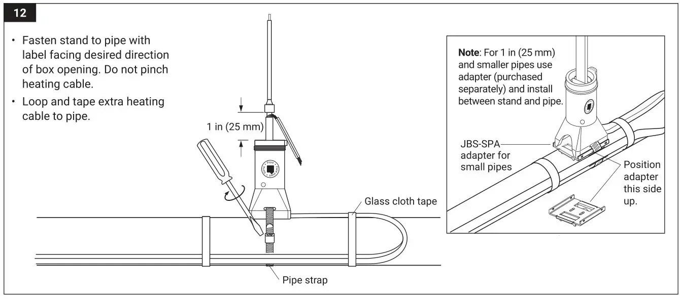 nVent RAYCHEM JBS-100-STB Single Entry Power Connection - Figure 12