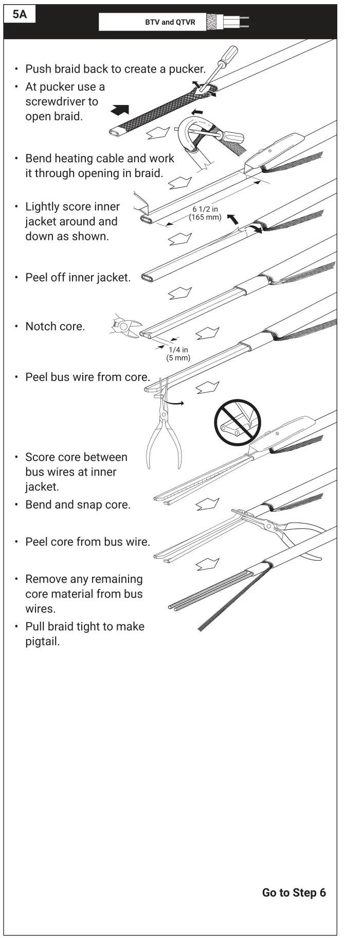 nVent RAYCHEM JBS-100-STB Single Entry Power Connection - Figure 5A