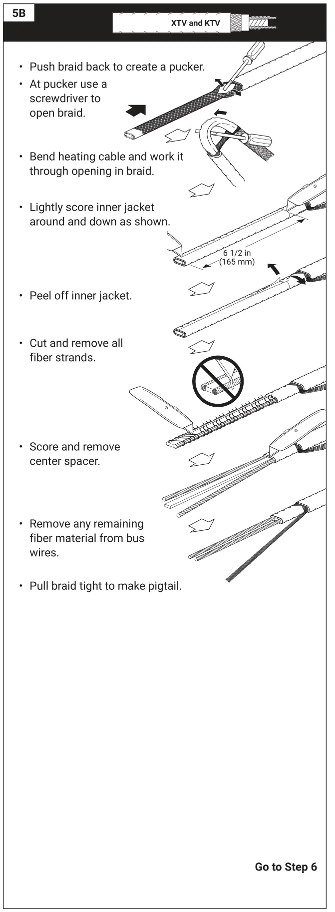 nVent RAYCHEM JBS-100-STB Single Entry Power Connection - Figure 5B