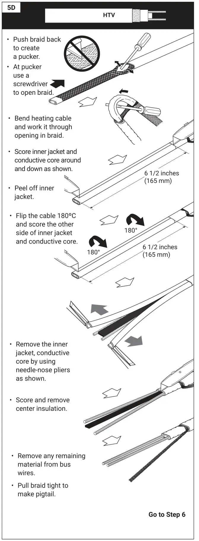 nVent RAYCHEM JBS-100-STB Single Entry Power Connection - Figure 5D