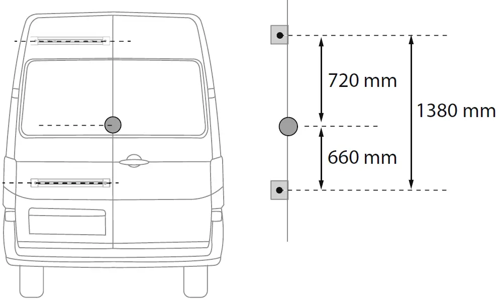 FIAMMA 08772-03A Bars Deluxe External Ladders Kit 6