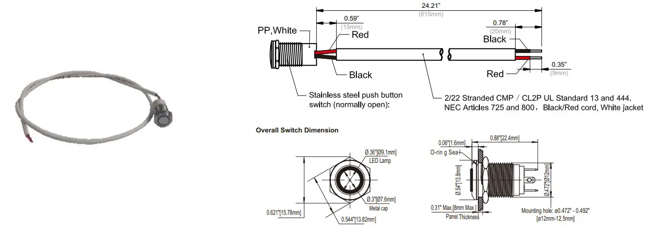 FULHAM FHSCP-UNV-10P-S-SD Programmable Emergency LED Driver - Mechanical 2