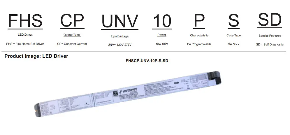 FULHAM FHSCP-UNV-10P-S-SD Programmable Emergency LED Driver - Mechanical 7