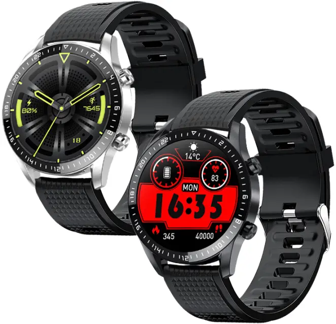 DAS 4 SL13 Black Dial and Yellow Silicone Strap