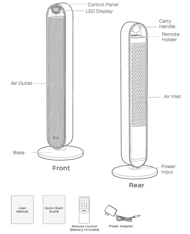 DREO DR-HTF004 Tower Fan-fig-7