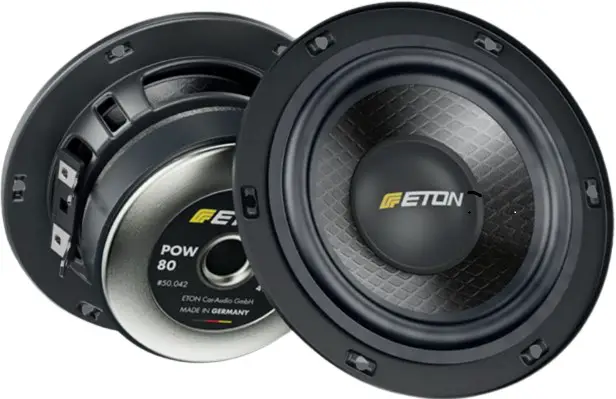 ETON POW 80 Midrange Driver 80 mm 3 Inch Midrange Car Speakers