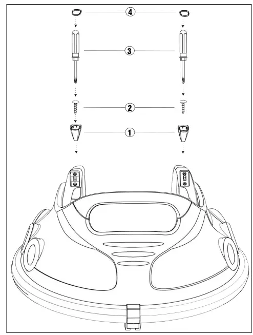Joywhale B0BHWLZ6X3 12V Kids Ride on Bumper Car Race Toy Electric Battle Vehicle -fig 2
