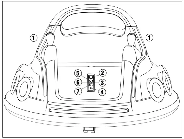 Joywhale B0BHWLZ6X3 12V Kids Ride on Bumper Car Race Toy Electric Battle Vehicle -fig 5
