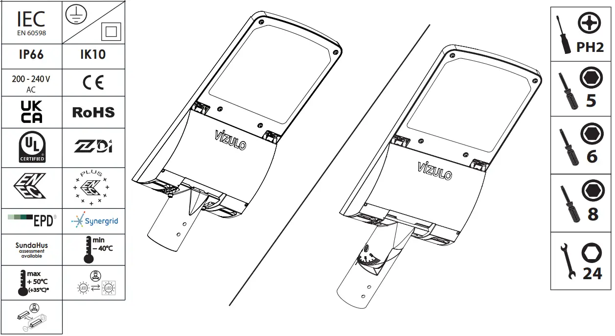 VIZULO Stork Little Brother LED Street Luminaire