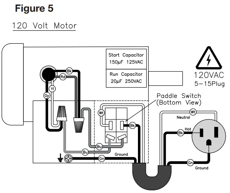 POWERTEC DC5371 Wall Mount Dust Collector - Figure 5