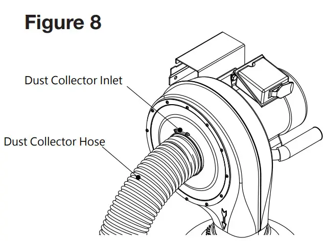 POWERTEC DC5371 Wall Mount Dust Collector - Figure 8