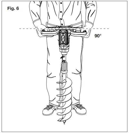 SNOW-JOE-24V-AGR100-Cordless-Earth-Auger-fig 11