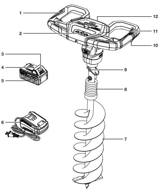 SNOW-JOE-24V-AGR100-Cordless-Earth-Auger-fig 2