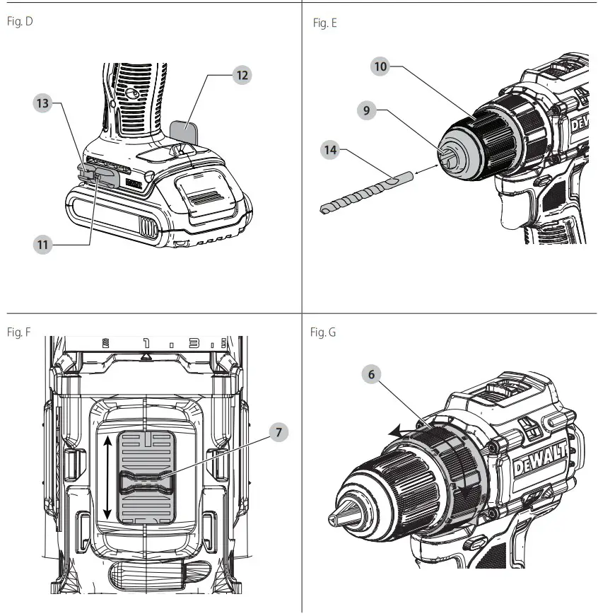 DEWALT DCD794 20V Max Compact 1 2 Inch 13 mm Drill Driver - fig