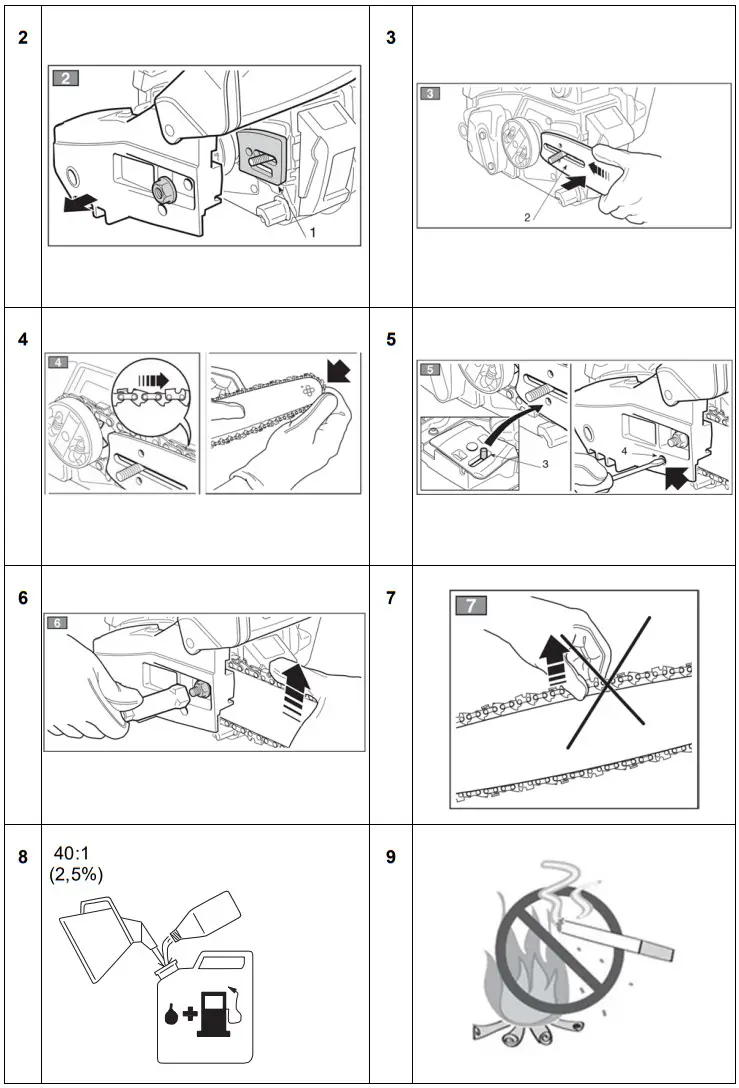 texas XCS2600 Chainsaw - fig 2