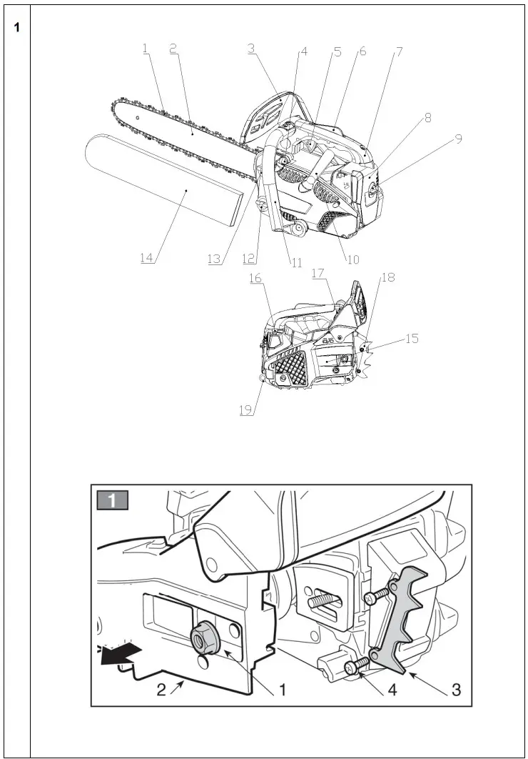 texas XCS2600 Chainsaw - fig