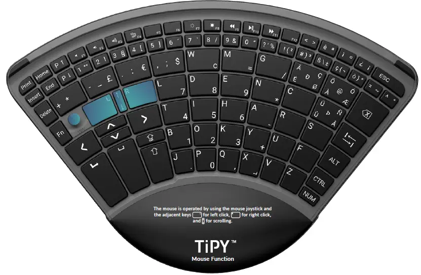 TiPY One Hand Keyboard 12