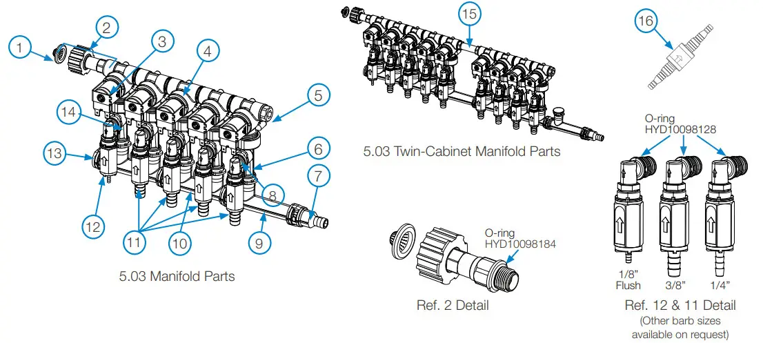 HYDRO EvoClean with Total Eclipse Controller - Exploded Parts Diagram 1