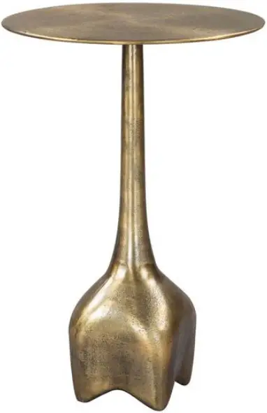 zuo 109460 Lexi Side Table Brass