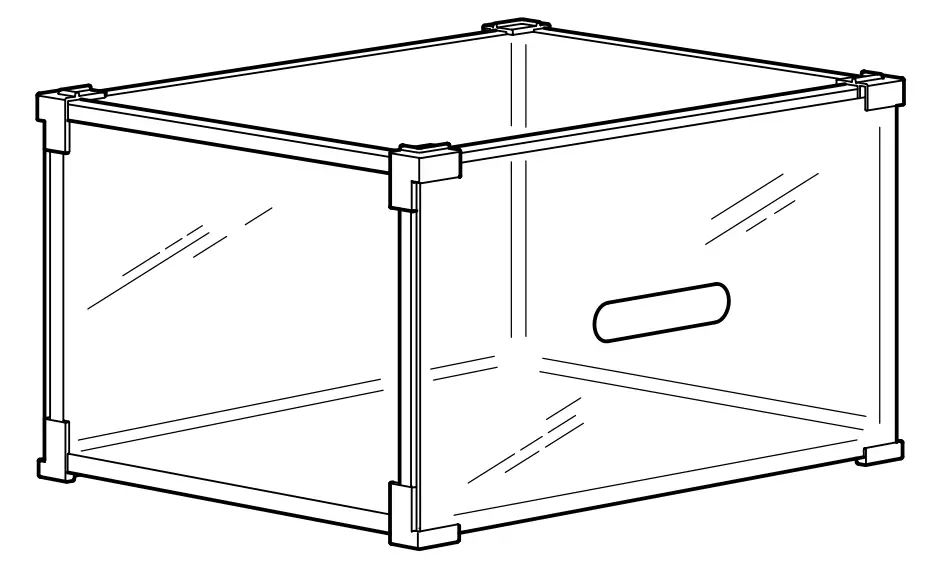 IKEA SKUFFEN Shoe Box