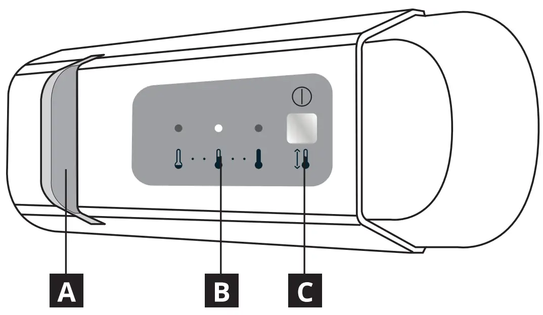 IKEA 404 432 27 HUTTRA Integrated Fridge - Leds on 1