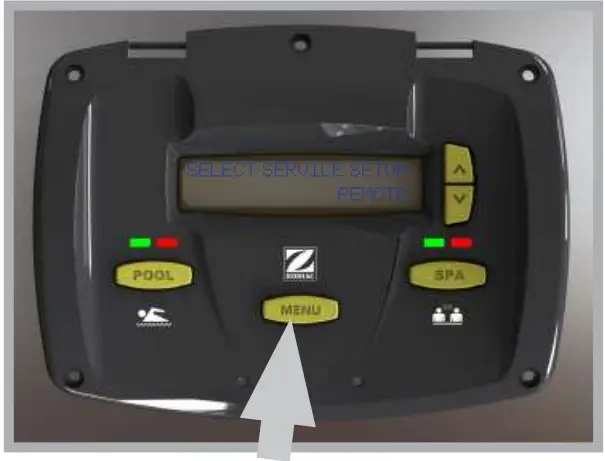 Jandy H0295900 Heater Controls - Set-Up 3