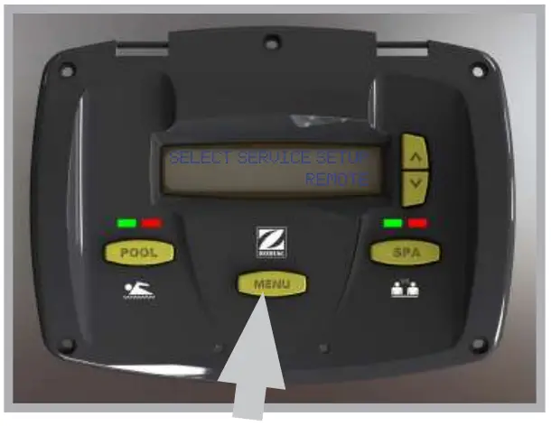 Jandy H0295900 Heater Controls - Set-Up 5