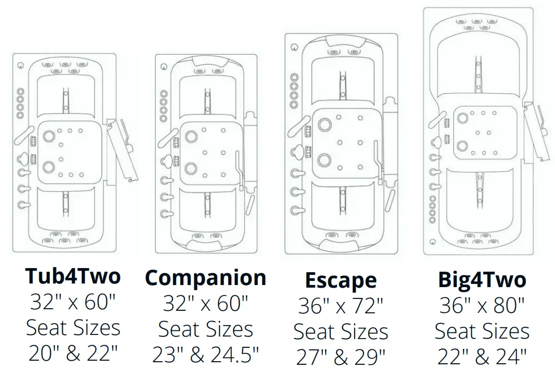 ella ACRYLIC Walk In Bathtubs -