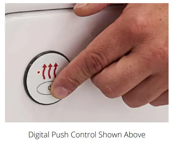 ella ACRYLIC Walk In Bathtubs - Digital Push