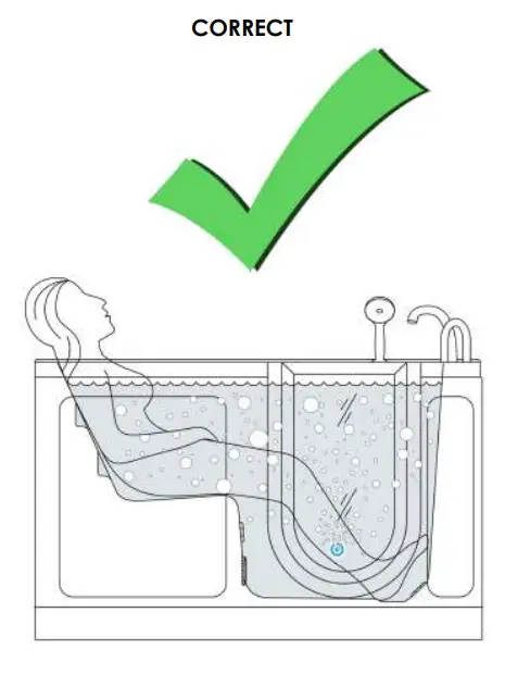 ella ACRYLIC Walk In Bathtubs - HOSE6